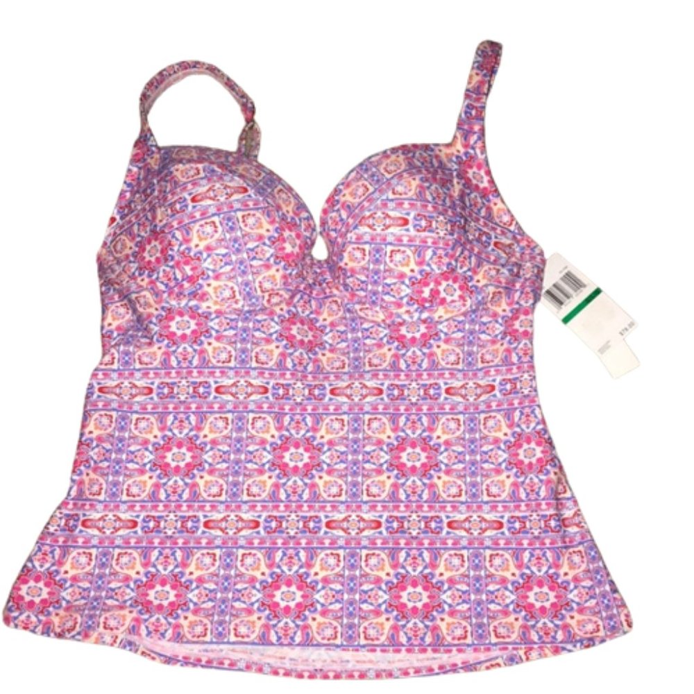 Design Lab Lord & Taylor Tankini Swimwear - NWT!